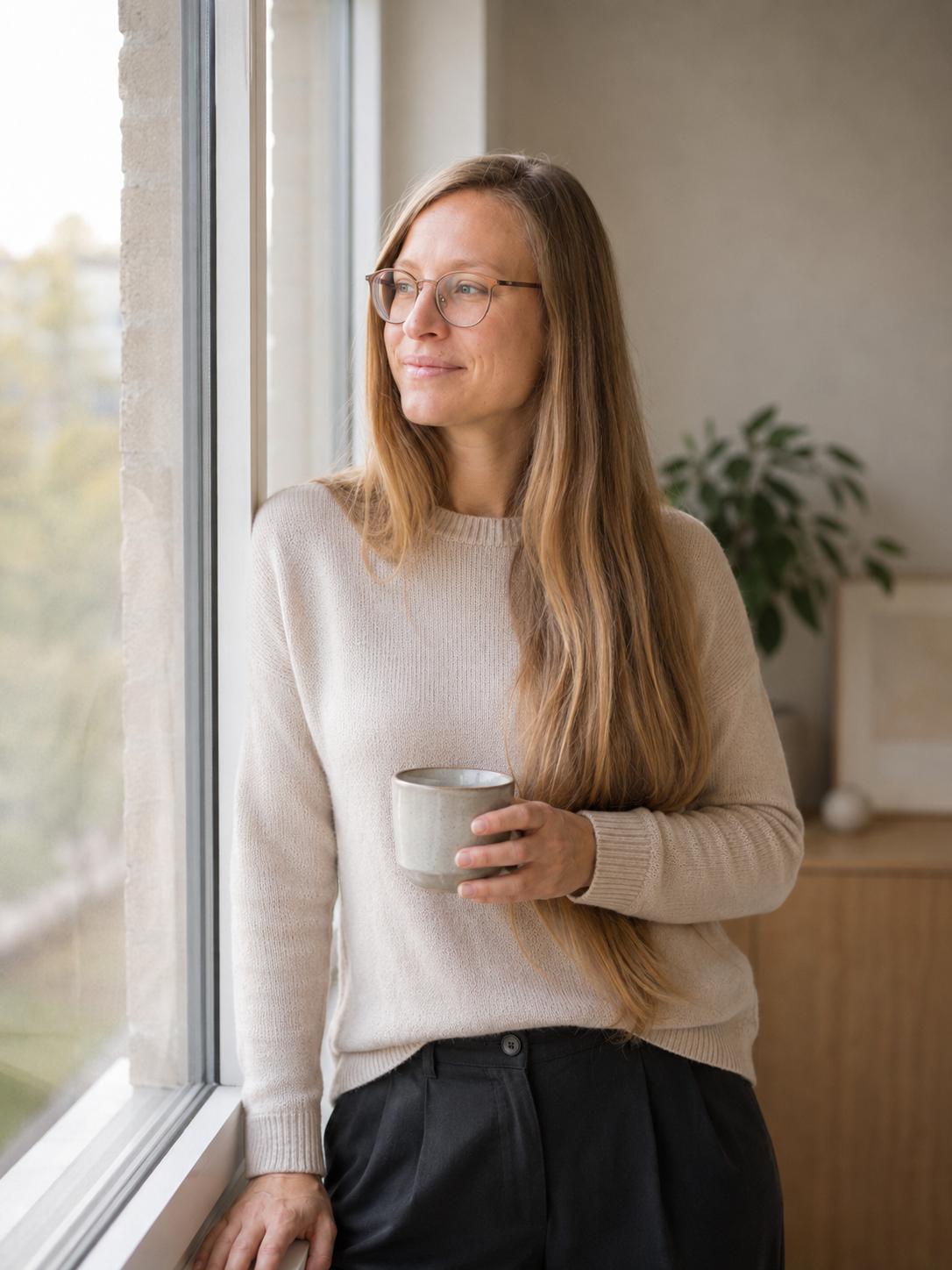 Lina Zaika im Coaching-Gespräch